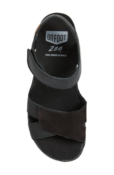 Shop On Foot Cynara Espadrille Sandal In Negre Black