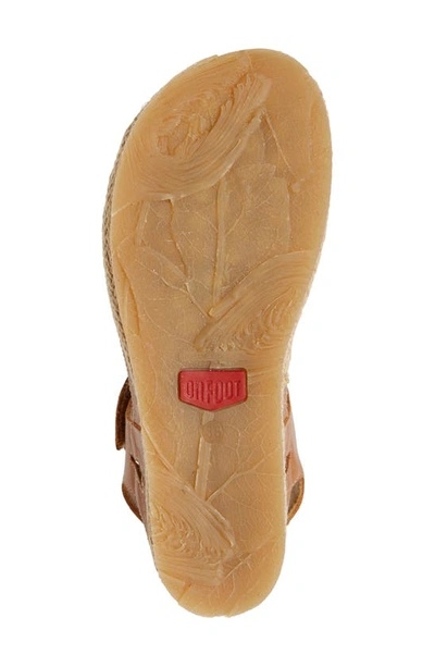 On Foot Cynara Espadrille Sandal In Cuero Tan