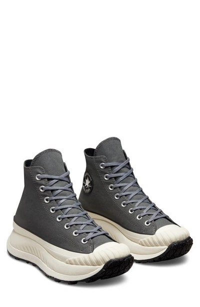 Shop Converse Chuck 70 At-cx High Top Platform Sneaker In Cyber Grey/ Lunar Grey/ Egret