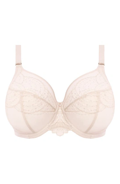 Elomi Priya Full Figure Underwire Plunge Bra In Vanilla