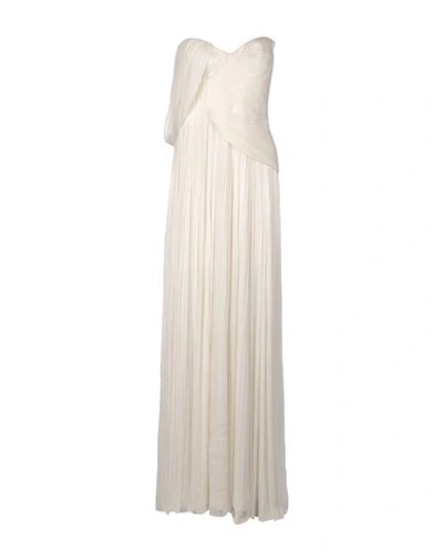 Maria Lucia Hohan Long Dress In Ivory