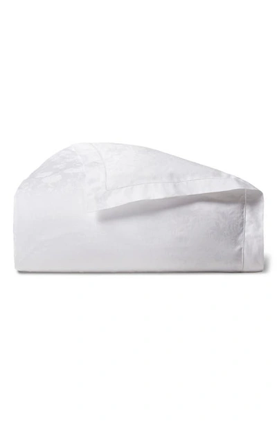 Shop Ralph Lauren Bethany Organic Cotton Jacquard Duvet Cover In Studio White