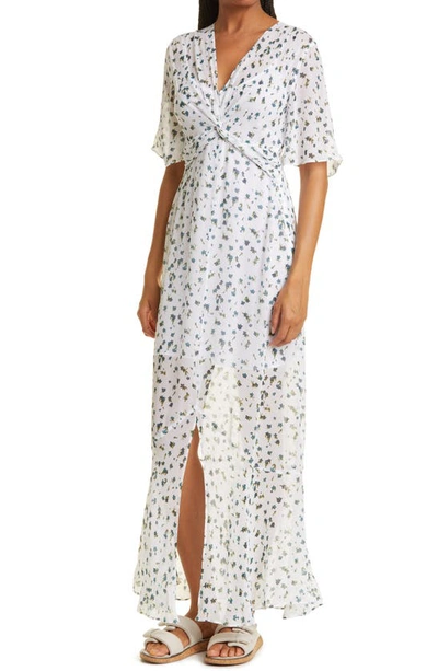 Shop Rag & Bone Tamar Floral Print Maxi Dress In White Floral
