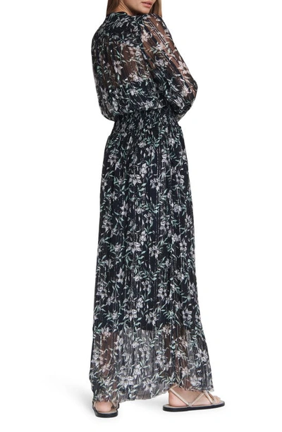 Shop Rag & Bone Calista Floral Long Sleeve Dress In Salute