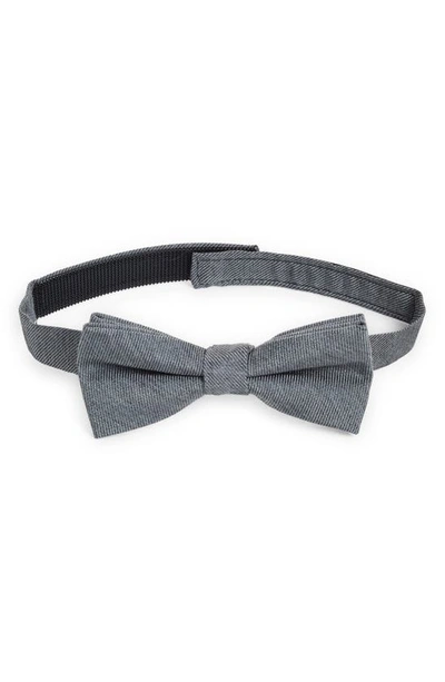 Shop Nordstrom Kids' Werner Solid Silk Blend Bow Tie In Werner Black