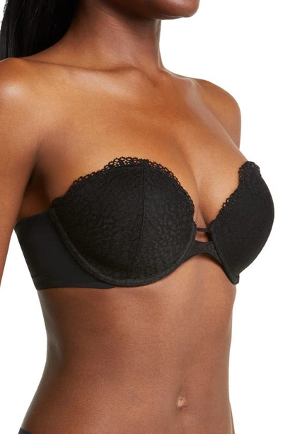 Skarlett Blue Rouse Full Coverage Lightly Lined Strapless Bra In Black
