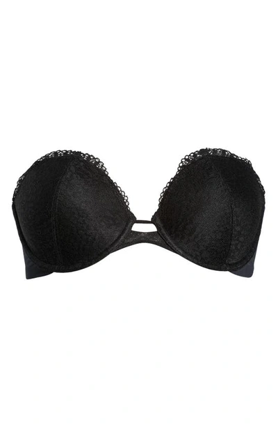 Skarlett Blue Rouse Full Coverage Lightly Lined Strapless Bra In Black