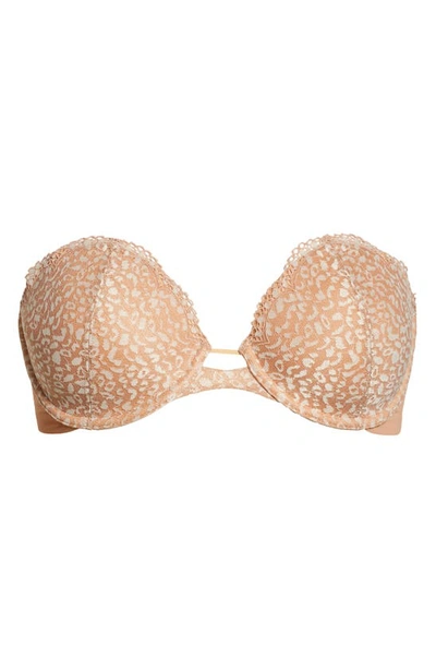 Shop Skarlett Blue Rouse Full Coverage Strapless Bra In Ginger/ Ivr