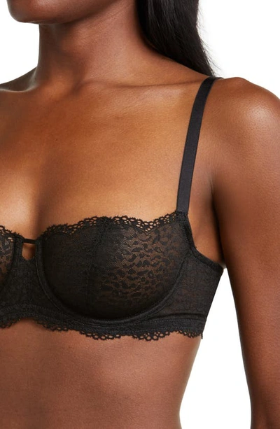 Skarlett Blue Rouse Full Coverage Balconette Bra In Black