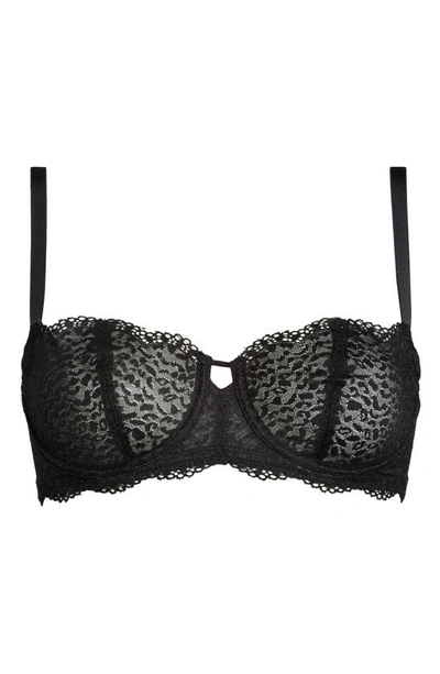 Skarlett Blue Rouse Full Coverage Balconette Bra In Black