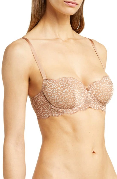 Shop Skarlett Blue Rouse Full Coverage Balconette Bra In Ginger/ Ivory