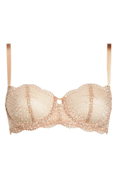 Skarlett Blue Rouse Full Coverage Balconette Bra In Ginger/ Ivory