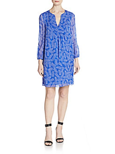 Diane Von Furstenberg Aria Silk Tunic Dress In 0400088232662