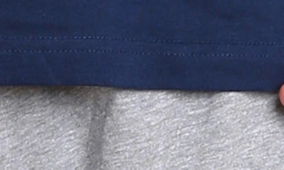 Shop Sleephero Knit Pajamas In Navy And Grey