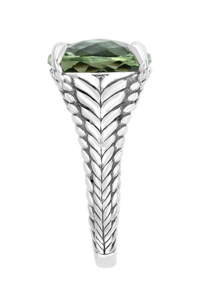 Effy Sterling Silver Green Quartz Ring In Green