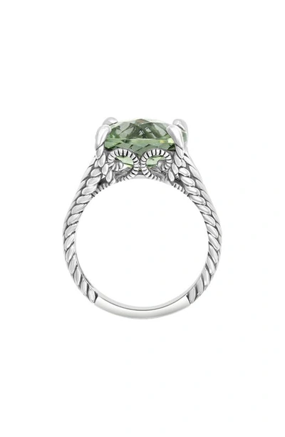 Effy Sterling Silver Green Quartz Ring In Green