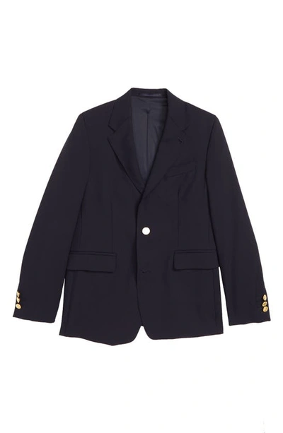 Shop Vineyard Vines Kids' Virgin Wool Blazer In Blue Blazer