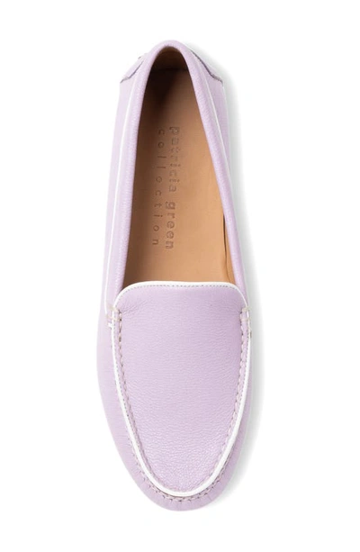 Shop Patricia Green Jill Piped Driving Shoe In Lavender