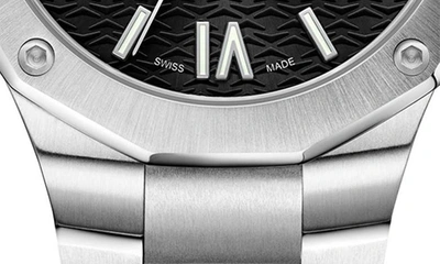 Shop Baume & Mercier Riviera 10621 Automatic Bracelet Watch, 42mm In Black