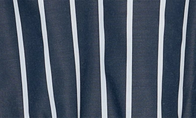 Shop Habitual Stripe Cutout High/low Sundress In Navy
