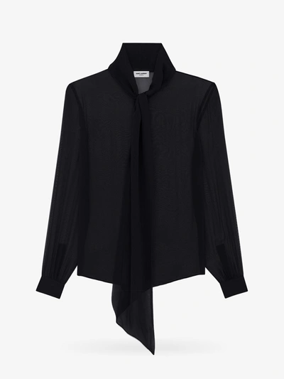 Shop Saint Laurent Shirt In Black