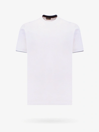Shop Loro Piana T-shirt In White