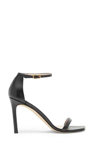 Stuart Weitzman Amelina Heeled Sandal In Black