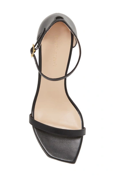 Stuart Weitzman Amelina Heeled Sandal In Black