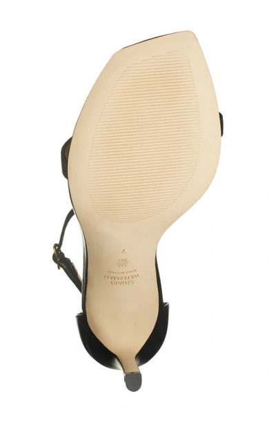 Stuart Weitzman Amelina Heeled Sandal In Black