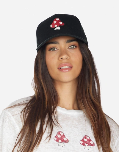 Lauren Moshi Bay Mushroom Happyface In Black