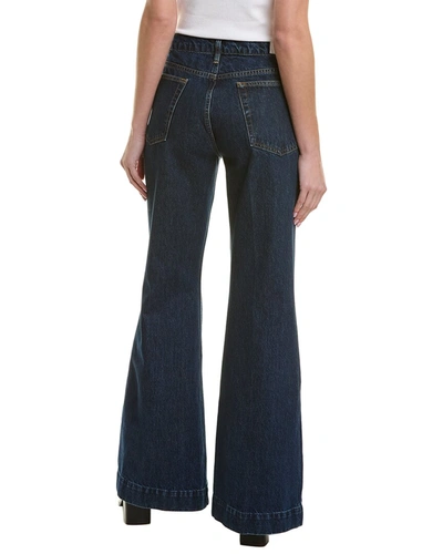 Shop Re/done 70's Heritage Rinse Low-rise Bell Bottom Jean In Blue