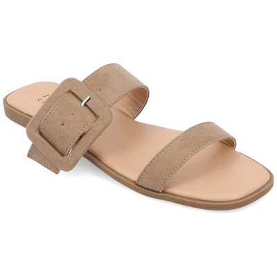 Journee Collection Collection Women's Tru Comfort Foam Kerris Sandals In Beige