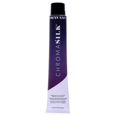 Shop Pravana Chromasilk Creme Hair Color - 4.56 Mahogany Red Brown For Unisex 3 oz Hair Color In Black