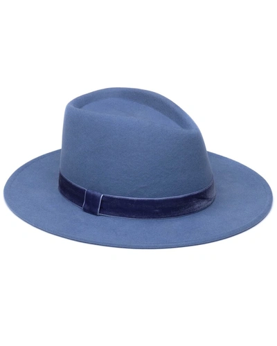 Shop Eugenia Kim Blaine Wool Hat In Blue