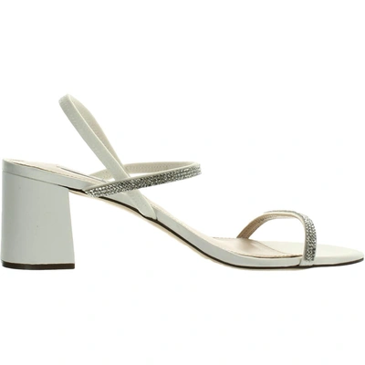 Nina Nissy-ls Womens Satin Rhinestone Block Heel In Multi