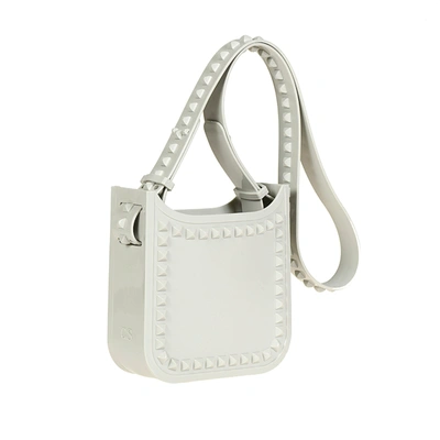 Shop Carmen Sol Lisa Small Crossbody In Light Grey