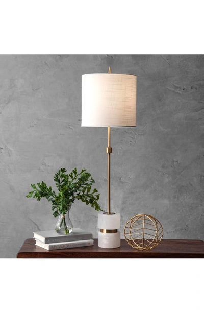 Shop Nuloom Marble Table Lamp In Bronze