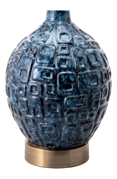 Shop Nuloom Tucson Ceramic Table Lamp In Blue