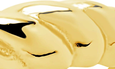 Sterling Forever Graham Band Ring In Gold
