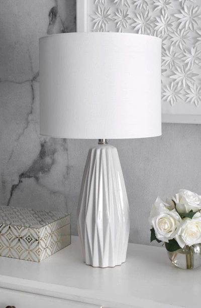 Shop Nuloom Davis 25" Ceramic Table Lamp In Cream