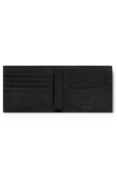 Shop Montblanc Sartorial Leather Bifold Wallet In Black