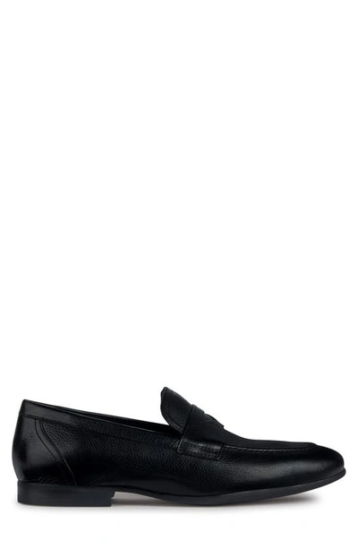 Shop Geox Sapienza Penny Loafer In Black
