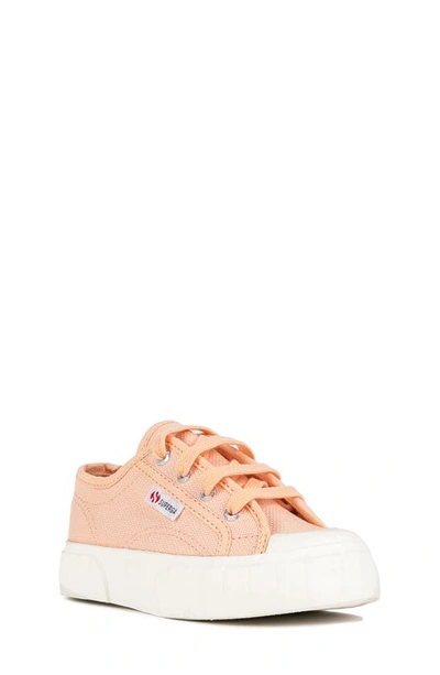 Shop Superga Kids' 2630 Sneaker In Pink Peach-favorio