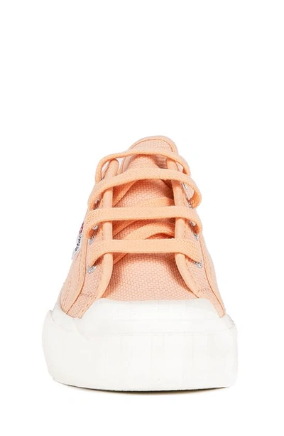Shop Superga Kids' 2630 Sneaker In Pink Peach-favorio