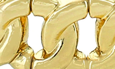 Shop Panacea Curb Chain Stretch Bracelet In Gold