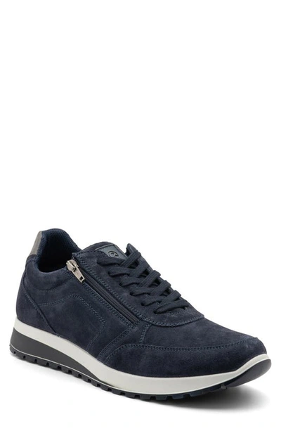 Shop Ara Murray Zip Sneaker In Navy Suede