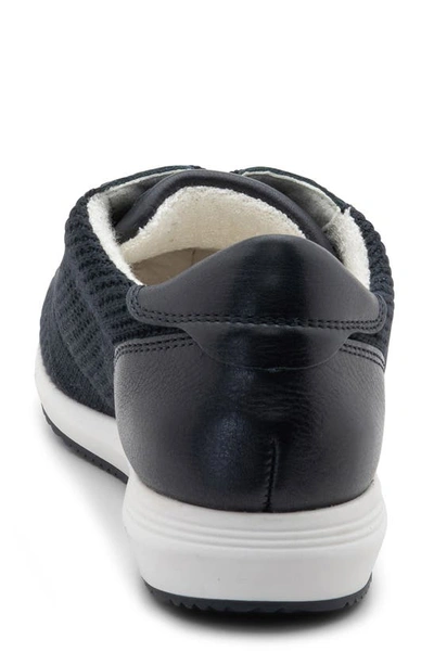 Ara Lilly Ii Sneaker In Navy Wovenstretch