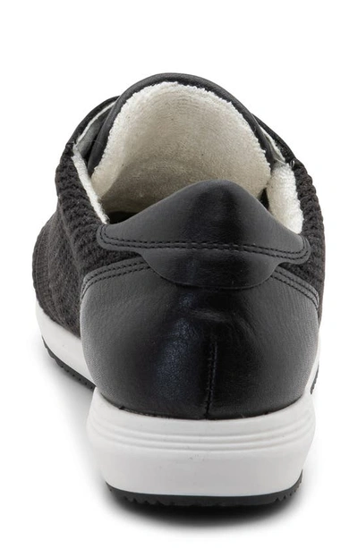 Shop Ara Lilly Ii Sneaker In Black Wovenstretch