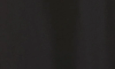 Shop Jil Sander Ruffle Stand Collar Long Sleeve Shirt In Black