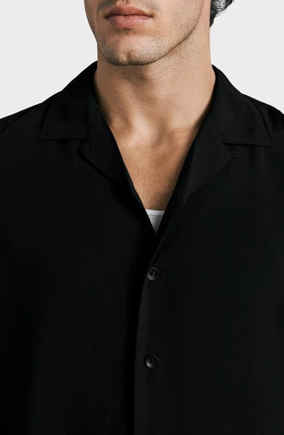 Shop Rag & Bone Avery Button-up Shirt In Blk